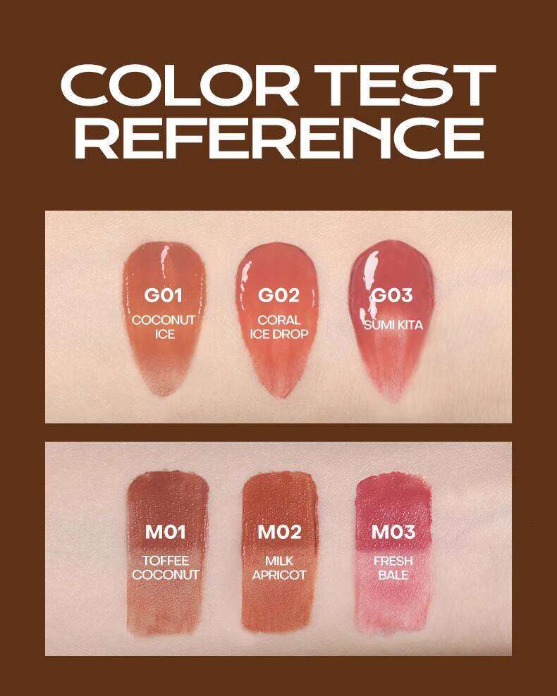MISTINE Thai Latte Juicy Gloss Long Lasting Hydrating Lip Jelly Non-Sticky Lightweight Feel X250705 X250705