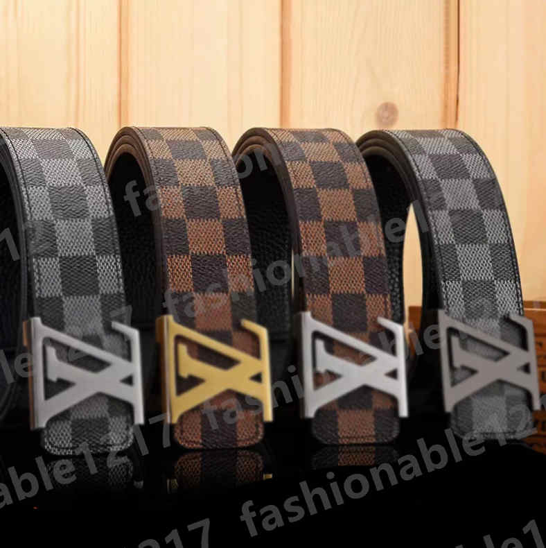 10A Designer Classic Mens Belt Fashion Brand Genuine Leather Letter Printed Womens Accessories Belt High Quality Large Gold Buckle Casual Business Belt