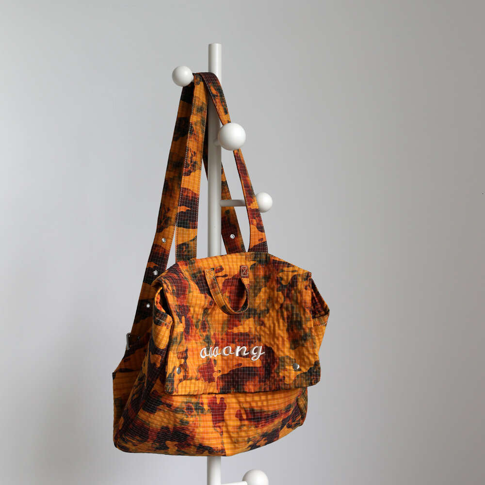 Luxury designer niche camouflage travel large capacity backpack women's new lightweight canvas bag