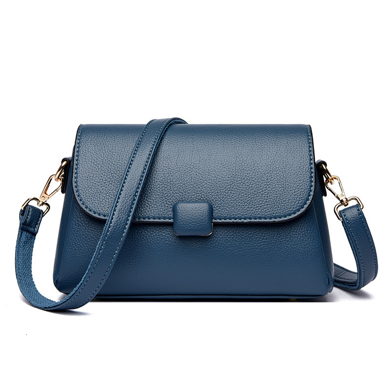 New women s handbag soft leather crossbody bag designer bag large capacity single shoulder crossbody trend bag trend women s single shoulder bag