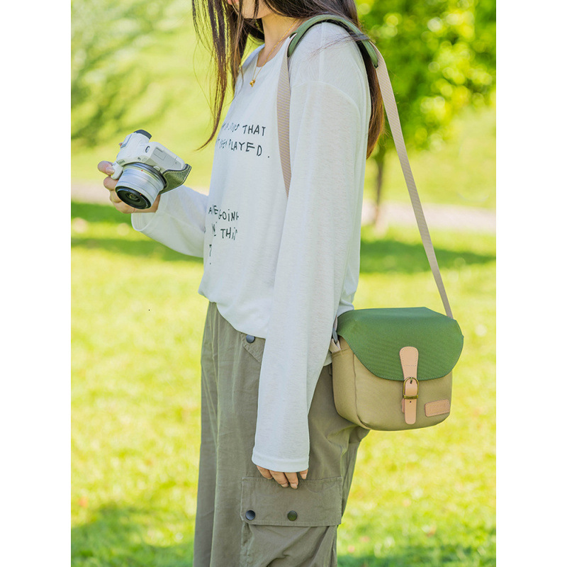 Cross border foreign trend trade suitable for camera bags mirrorless bags professional trend photography bags designer bags women s shoulder bags