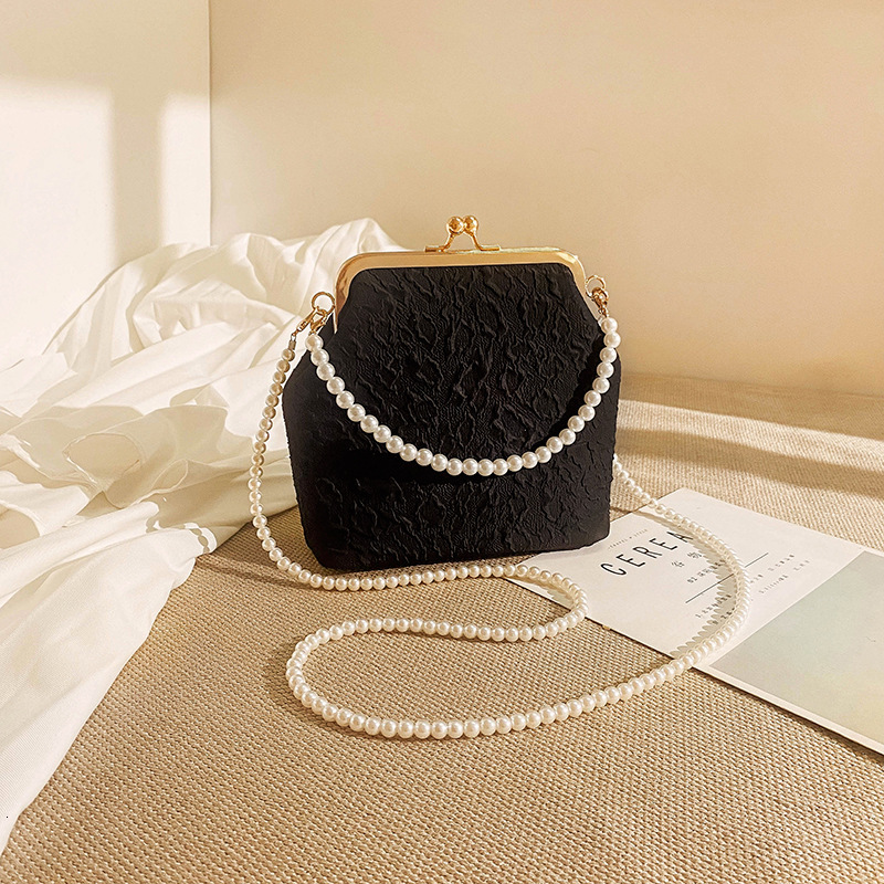 Foreign trade mobile trend phone bag Xinyun qipao women s bag pearl chain crossbody bag designer bag makeup bag women s trend shoulder bag