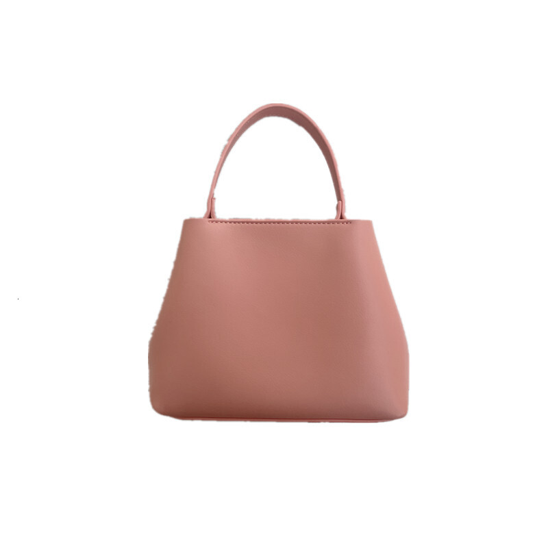 trend Handbag solid color Korean version design bucket bag trend soft leather candy color women s crossbody bag designer bag women s shoulder bag