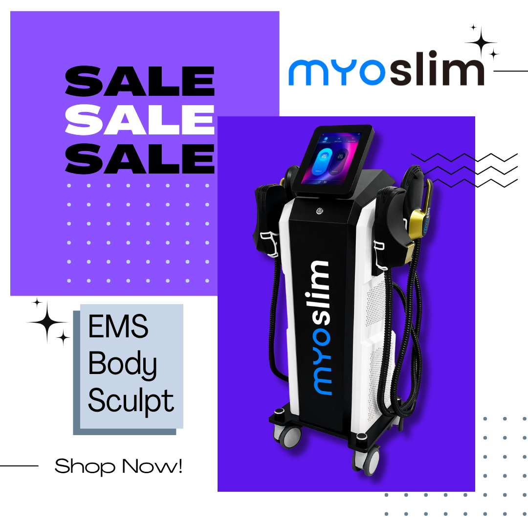 Professional myoslim RF Machine 6500W Body Sculpting Fat Burning Muscle Stimulator Slimming Butt Build 200Hz CE Certified