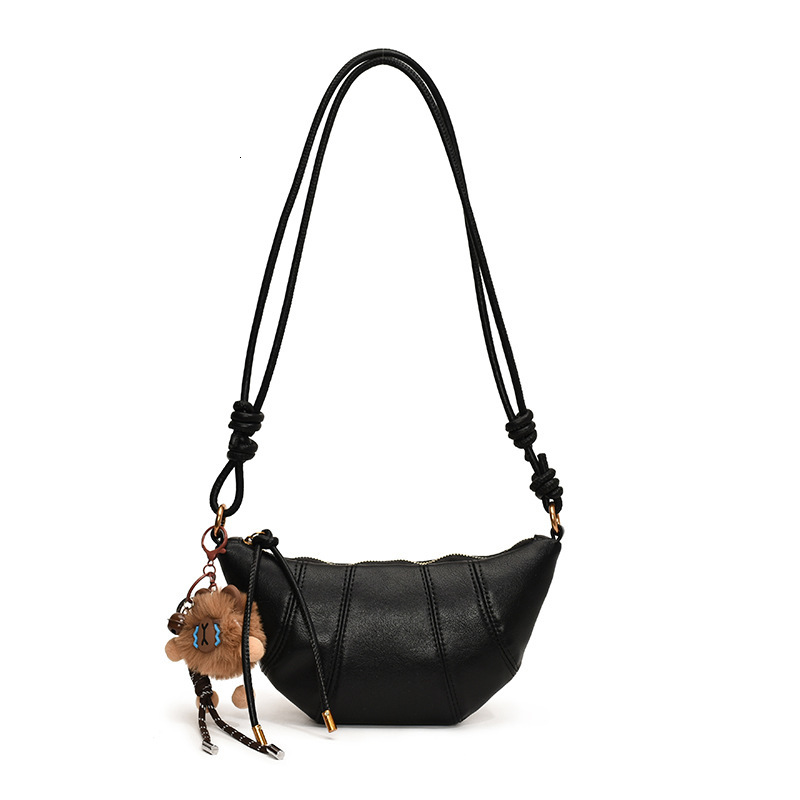 Free shipping designer Ankola Red Bag for Women Autumn/Winter New Fashion Niche Design Crossbody Bag Horn Bag Commuter Dumpling Bag