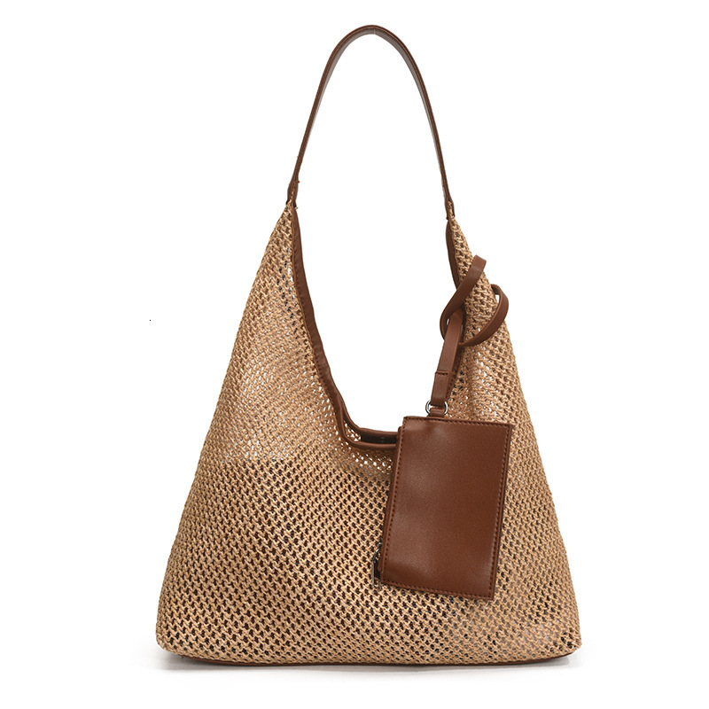 Free shipping designer Commuting Large Capacity Straw Bag for Women 2025 New Summer Shoulder Bag Tote Bag Beach Vacation Woven Bag