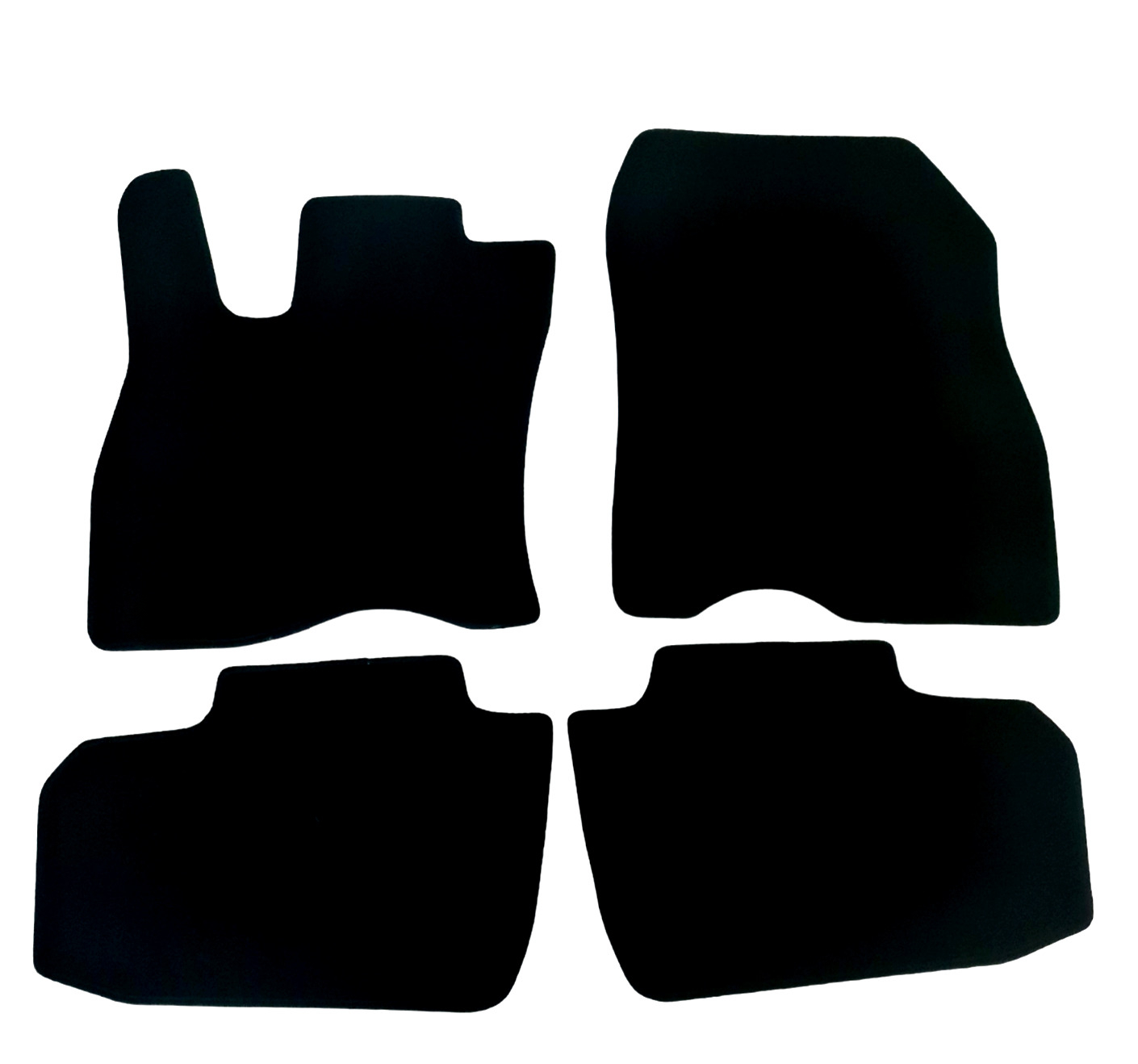 Car Floor Mats For Nissan Leaf Velour Waterproof Black Carpet Rugs Auto Liners