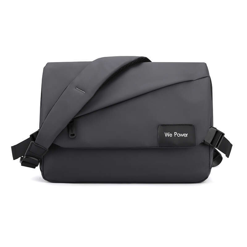 New Simple Crossbody Fashion Single Shoulder Men's Large Capacity Water-Resistant Messenger Bag Business Briefcase