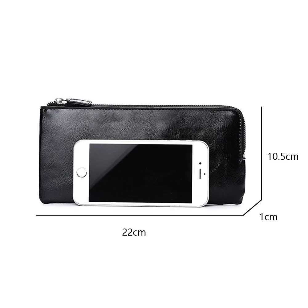 Men Wallets Classic LG Style Card Holder M Purse Quality Zipper Large Capacity Big for Cellphone Brand Luxury Wallet for Me Y250707