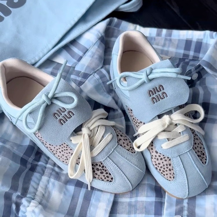 sneakers Sports casual shoes leisure board shoes leopard print German training shoes women Forrest Gump shoes versatile autumn American retro style