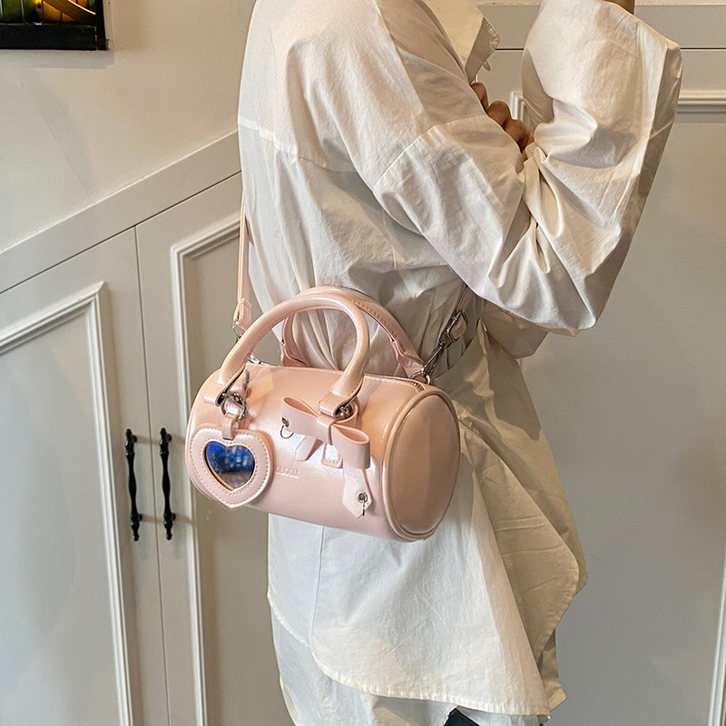 Free shipping designer Summer Yellow Super Hot Cylinder Bag Women 2025 New Light Luxury Niche Design High-end Pillow Crossbody Bag
