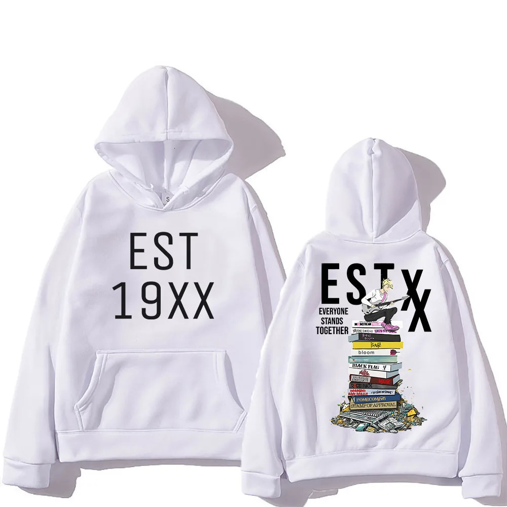 Hip Hop Sudaderas Hoodie Mgk Back Printing Gothic Comfortable Sweatshirt for Women/men Korean Style Clothes Moletom Punk Hoody 250707