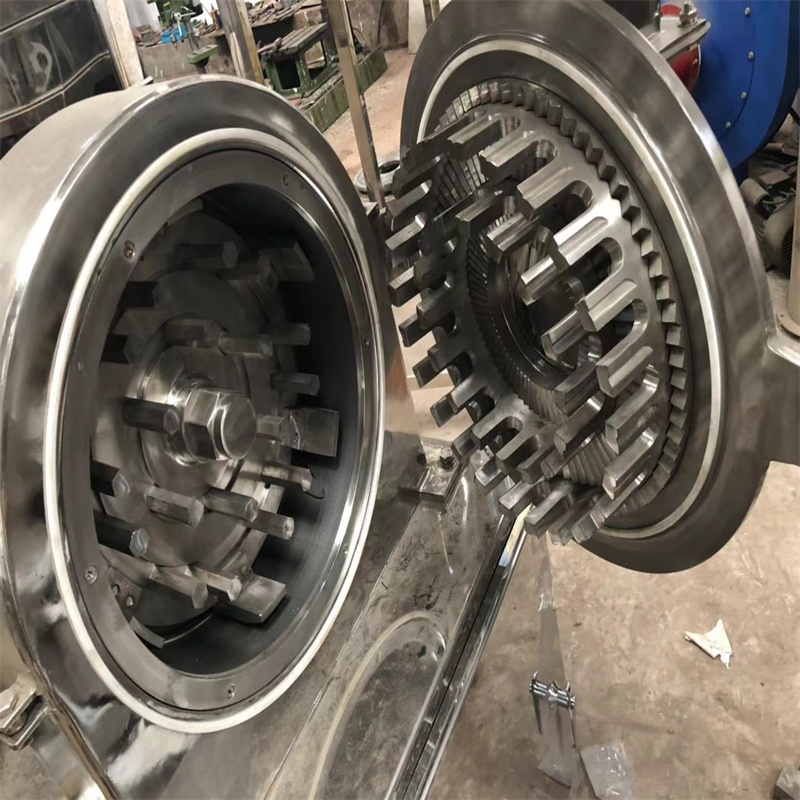 Industrial Food Ultrafine Powder Impact Grinding Pin Disc Mill Pulverizer for Garlic Turmeric Cassava Salt Soybean Cereal Herbal Plant and Spices