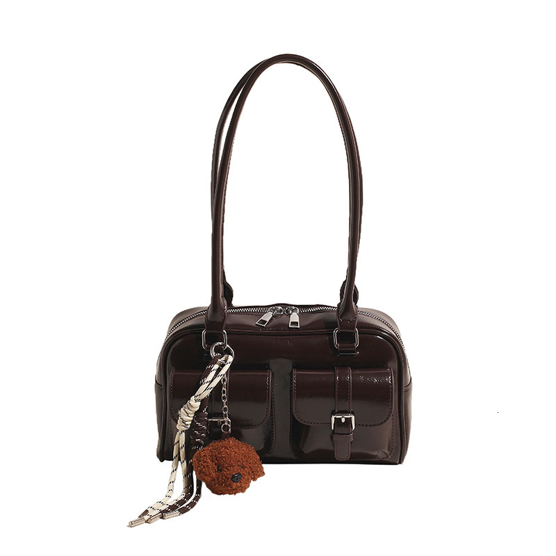 Free shipping designer Ankola Red Underarm Bag Commuting Bag for Women Large Capacity New Niche Design Shoulder Bag Pillow Bag