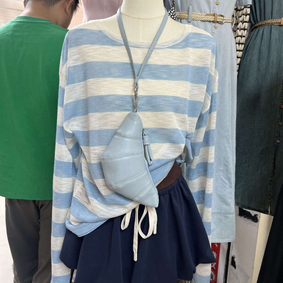 Korean Spring New Round Neck Striped Loose Plus Size Thin Wool Knit Sweater Women Long Sleeve Knitwear B5