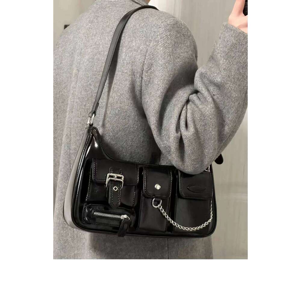 Richme Punk Bolso Mujer Fashion Trend New Design Chains Crossbody Shoulder Haruku Y2k PU Individuality Ladies Bags