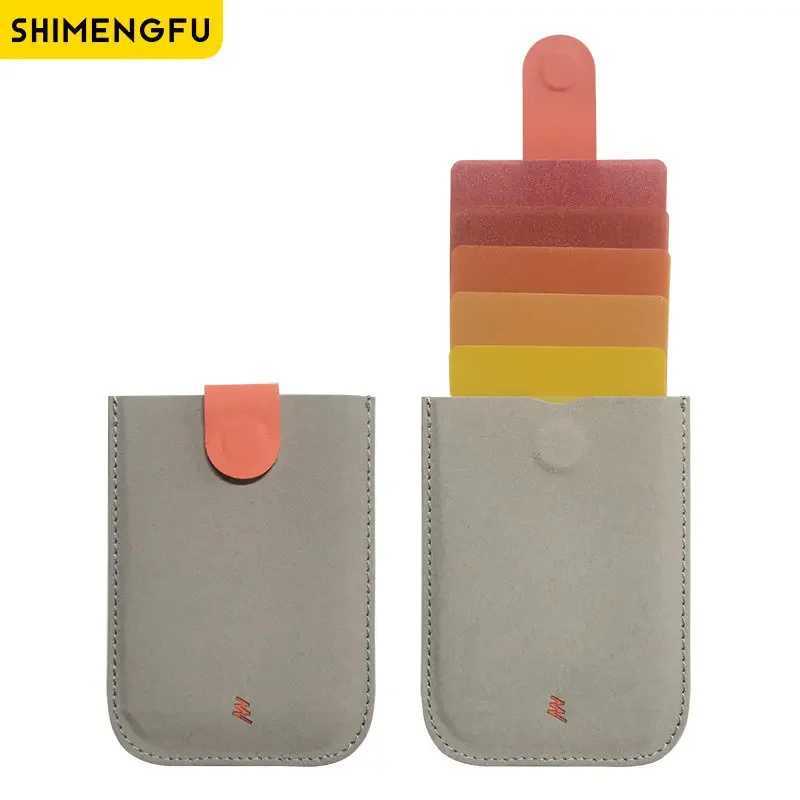 DAX V1 V2 V3 RFID Leather ID Card Holder Minimalist Portable Wallet for Men And Wen Bank Cover Mey Purse Y250707