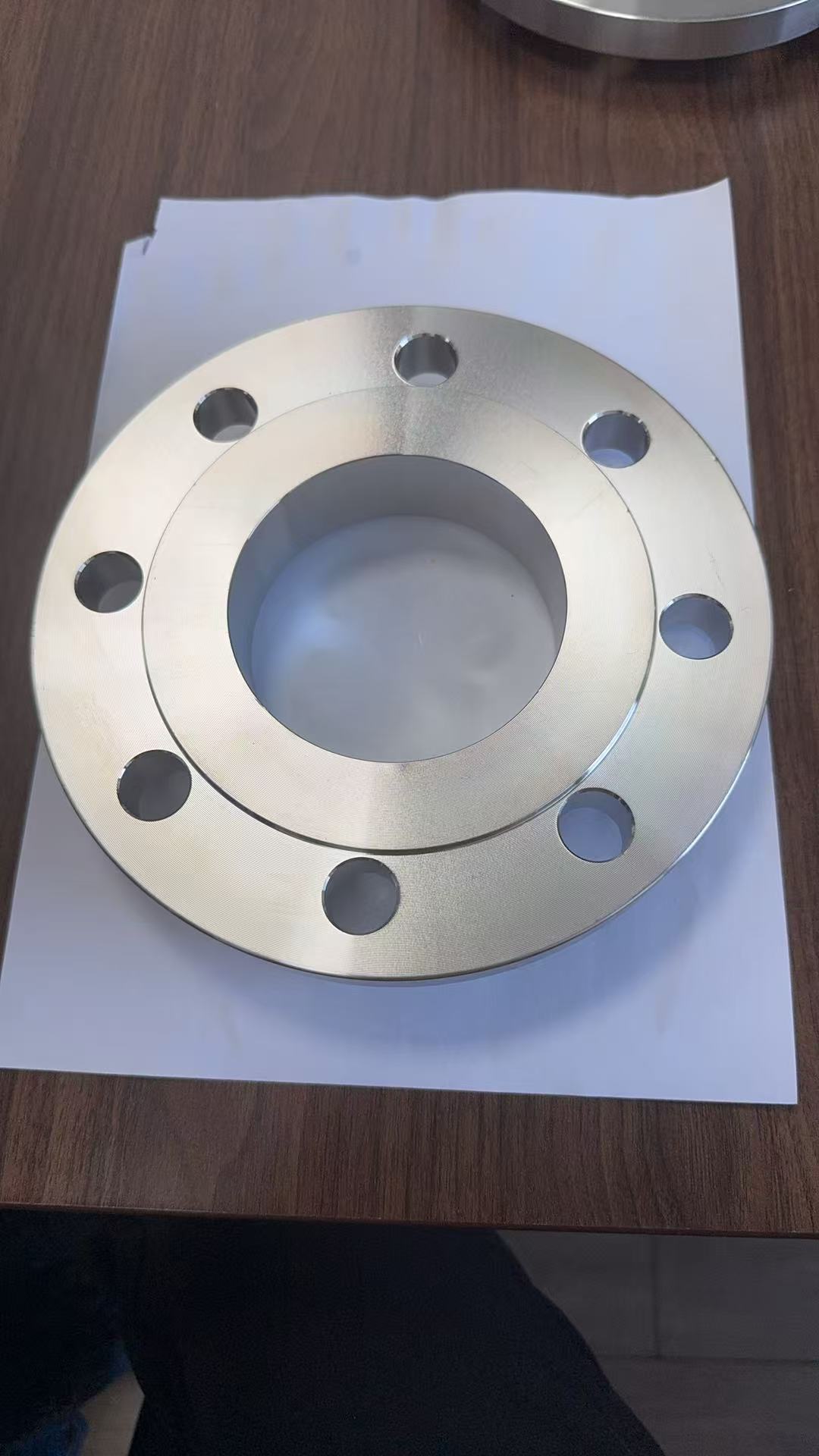 Durable neck welding flange securely installed