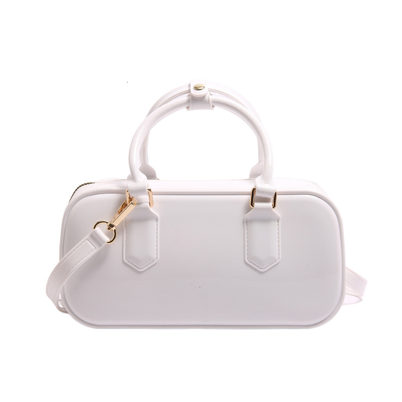 Free shipping designer Korean Style Dopamine Barbie Pink Jelly Bag for Women 2025 New Single Shoulder Bag Crossbody Bag Casual Versatile Handbag Pillo