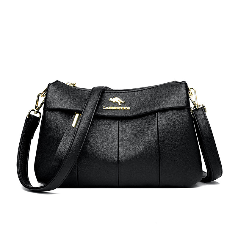 Blue Heart Kangaroo Middle Aged Mom Bag 2025 Designer New Granny Women's Bag Large Capacity Crossbody Bag Fashion Small Bag