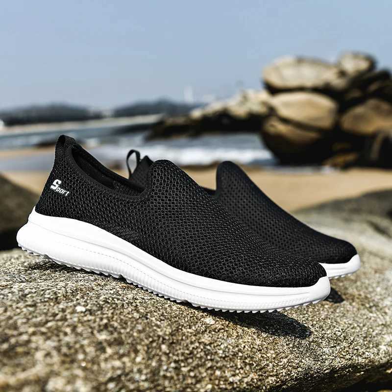 MAEDEF Sneakers Men Summer Casual Shoe Men Mesh Breathable Outdoor Non Slip Sports Shoes Slip on Loafers for Men Pius Size 35-46 Y250707