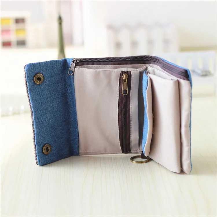 2023 Wen Cott Fabric Short Wallet for Fem Large Capacity Coin Purse Card Holder Ladies Mtifuncti Men Purse Carteira Y250707