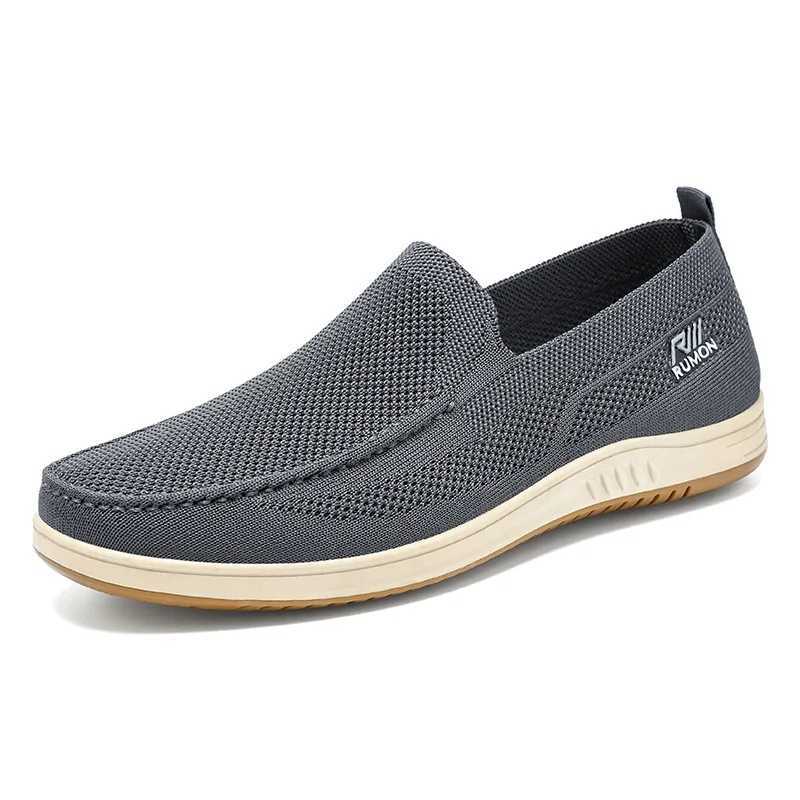 2025 Lightweight Mens Summer Shoes Fashionable and Versatile Casual Sneakers Soft Soled and Comfortable Mens Shoes Y250707