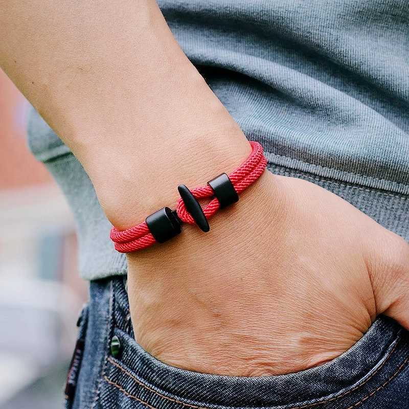 51Luckind Simple Design Milan Rope Bracelet Handmade for Men and Women Outdoor Survival Bracelet for Camping Armband Thread Jewelry XJ250707