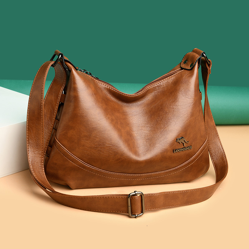 Free Shipping Designer Blue Heart Kangaroo Middle-aged Mother Bag Crossbody Bag Multifunctional Shoulder Bag Large Capacity Soft Leather Casual Women&