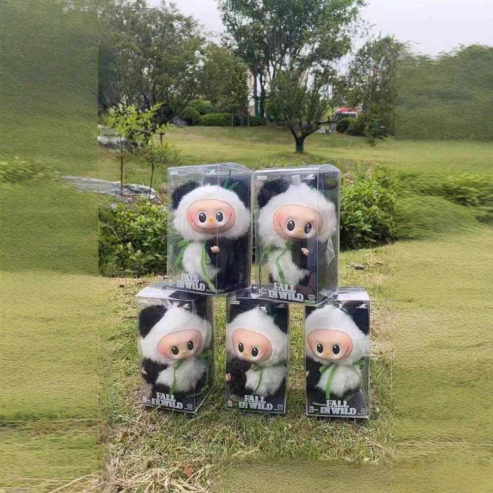 New Pop Mart Labubu Doll Plush Little Leader ZIMOMO Little Angel Thai Princess Plush Panda L250705FI37
