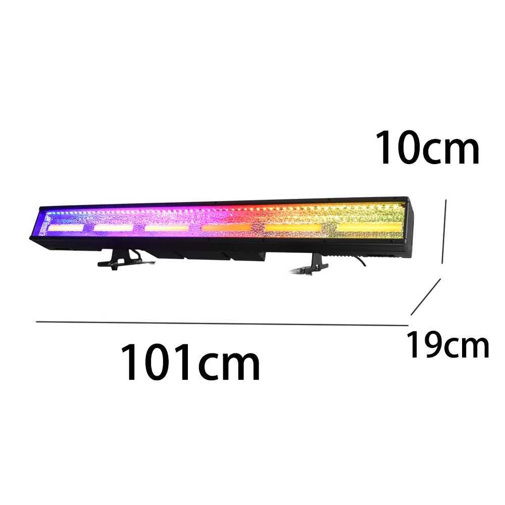 2PCS Waterproof LED 450W COB Retro RGB Wall Wash Strobe Effect Stage Lighting DMX Music Control Club Bar DJ Disco Flash Lamp W250701