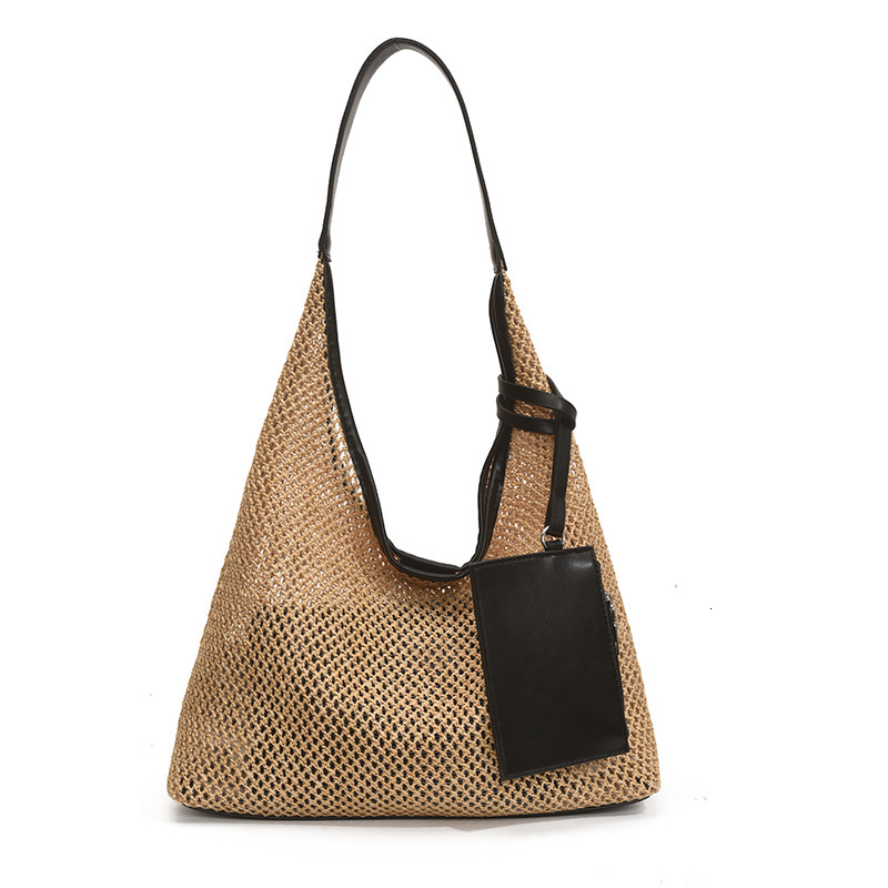 Free shipping designer Commuting Large Capacity Straw Bag for Women 2025 New Summer Shoulder Bag Tote Bag Beach Vacation Woven Bag