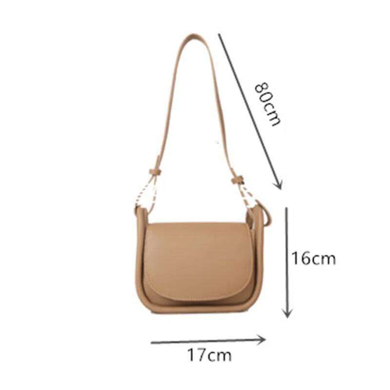 Women's Small Flap Shoulder Bag PU Leather Solid Color HandBags Fashion Female Crossbody Underarm Bags Free Shipping