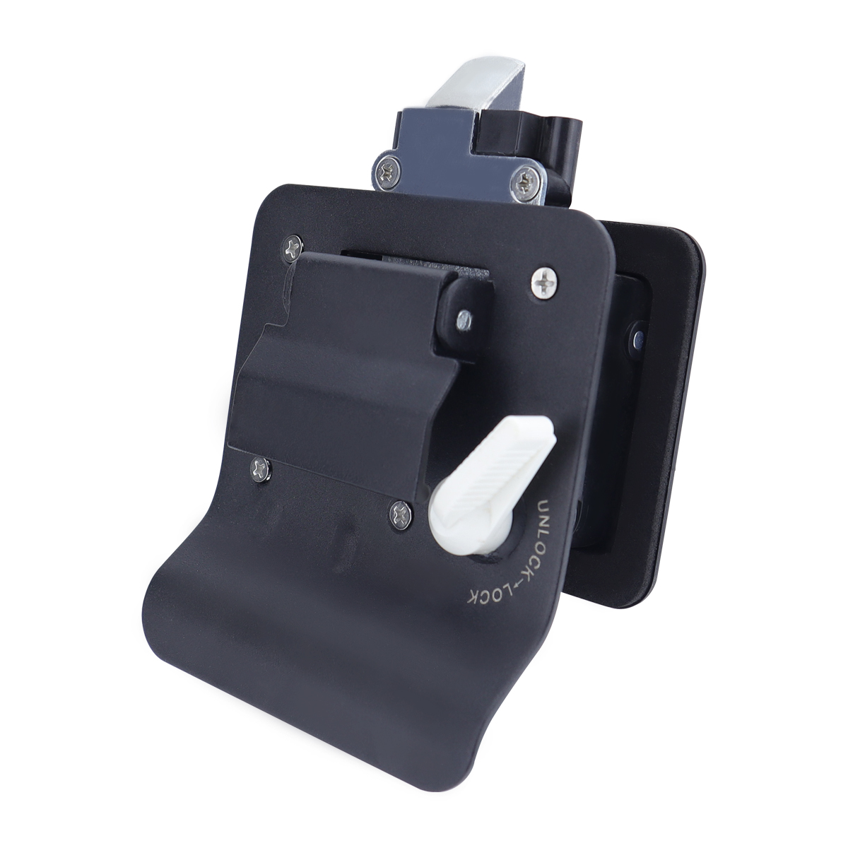 RV trailer camping vehicle entrance door lock RV door lock replacement Double door with locking pin Computer key Door handle 2 keys Black