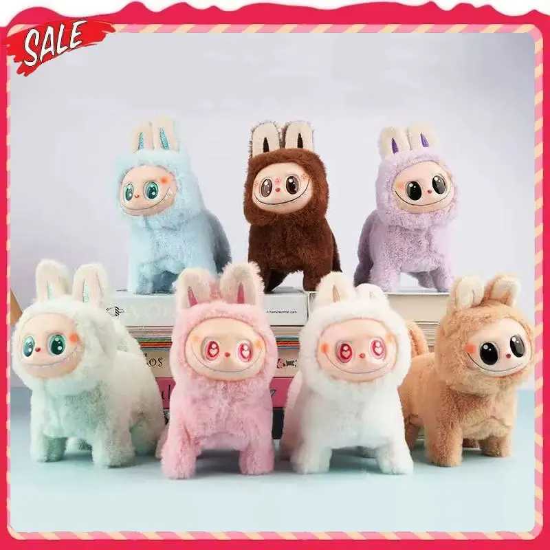 For Lafufu Mount Electric Labubu Dog Cartoon Silicone Face Glowing Running Singing Children Birthday Gift Lafufu Doll Toy L250705QJT0