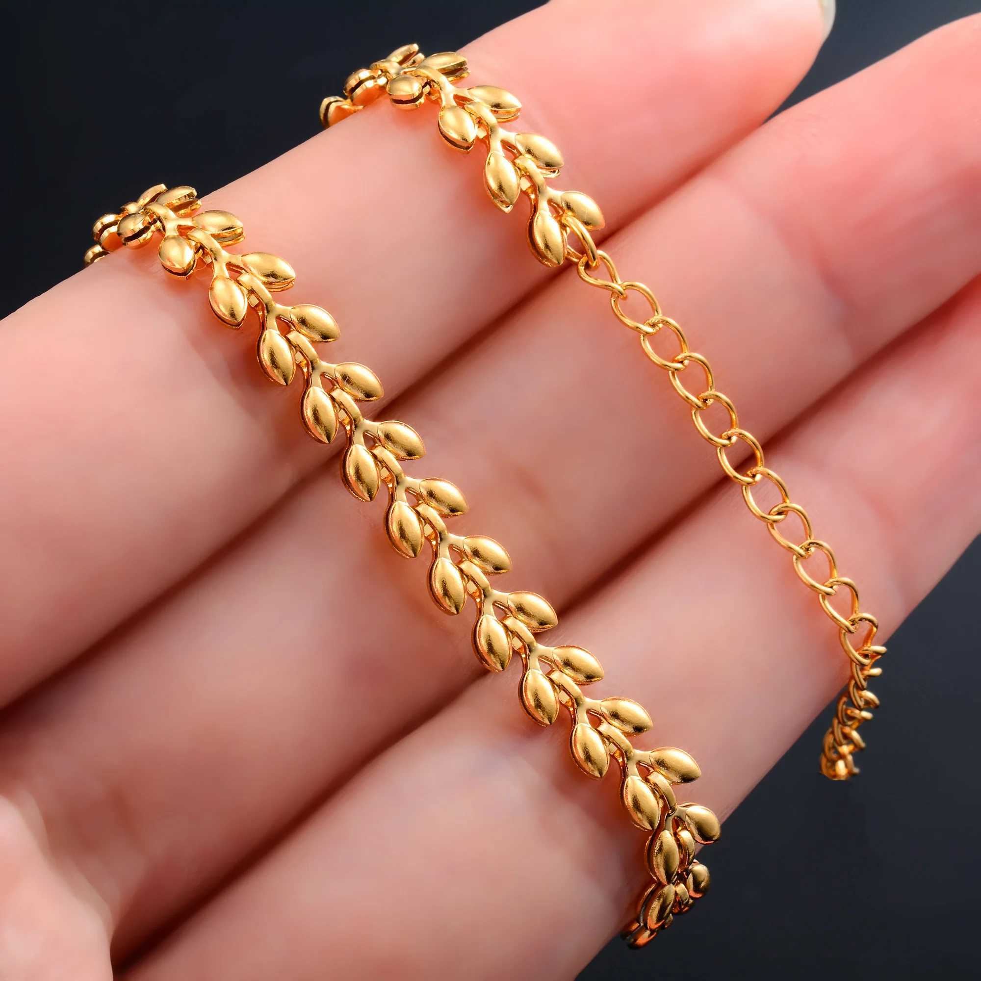 Bracelet Stainless Steel for Women Wheat Link Hand Chain with Extender Gold Color Plated Bangle Anklet Ladies Jewelry Accessory XJ250707