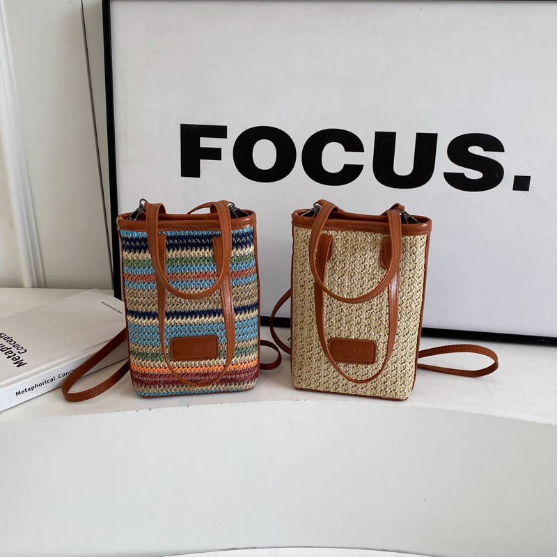 Free shipping designer Hot Trend Bohemian Straw Bag for Women 2025 New Fashion Crossbody Bag Handbag Woven Bag Beach Bag
