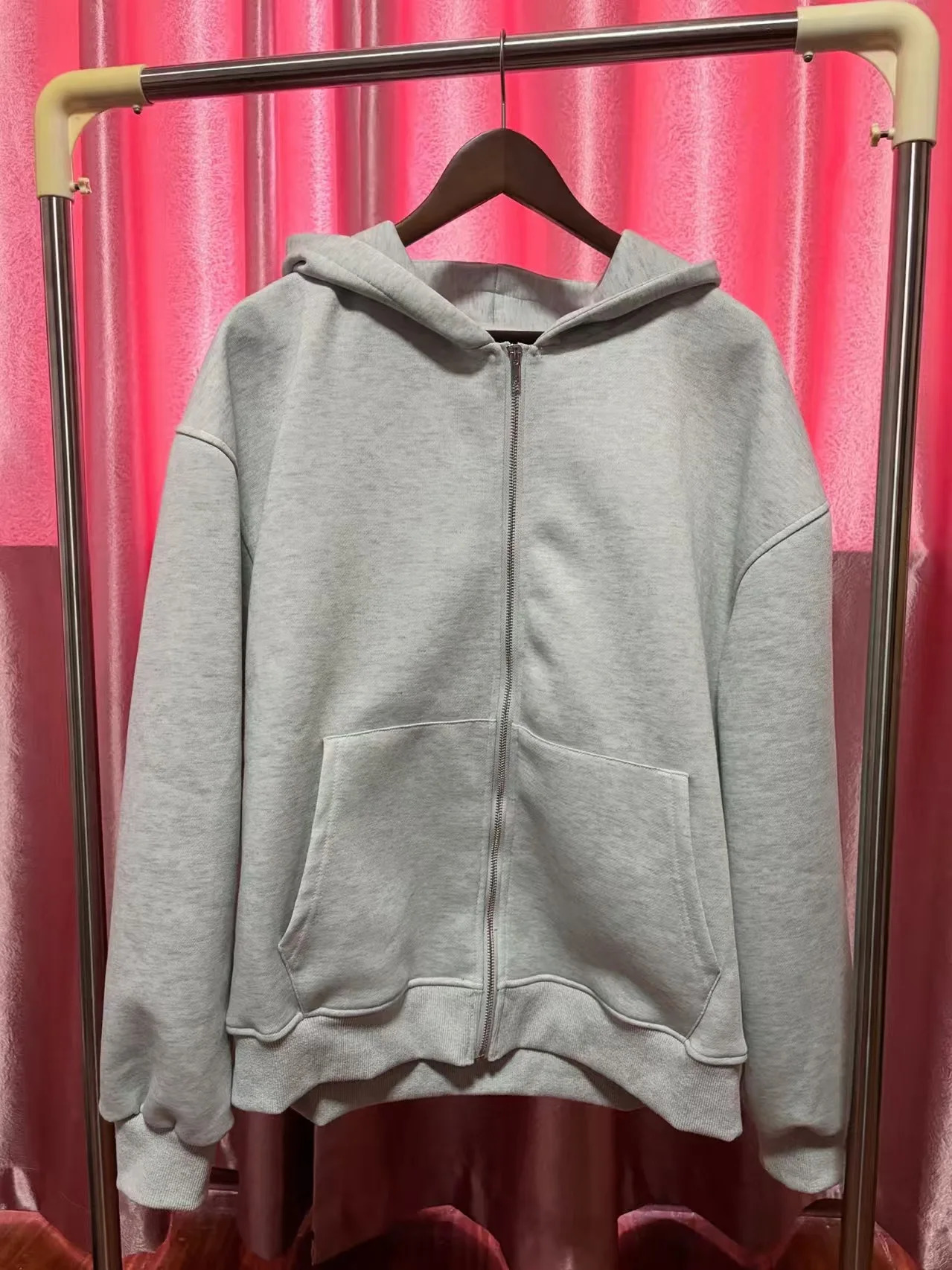2025 Spring Autumn Mens Hoodie Solid Back Small Bag n Sweatshirt Men Women Trendy Jacket Hooded For Male Coats 250707
