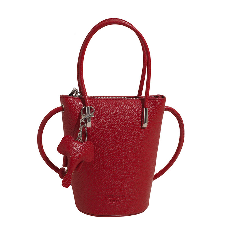 Free shipping designer Summer Super Hot Yellow Bucket Bag Women 2025 New Light Luxury Niche Design High-end Crossbody Bag Phone Bag