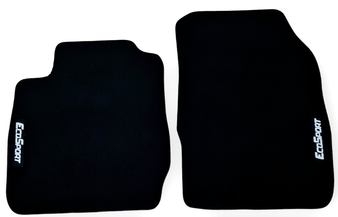 Front Car Floor Mats For Ford EcoSport Velour Waterproof Carpet Rugs Auto Liners
