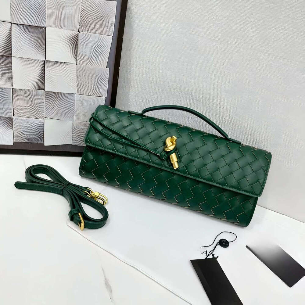 fashion designer wallet high-quality bottagasbag Woven Single-Shoulder Baguette Fashionable Exquisite Horizontal Clutch Evening Bag purse Women's Crossbody