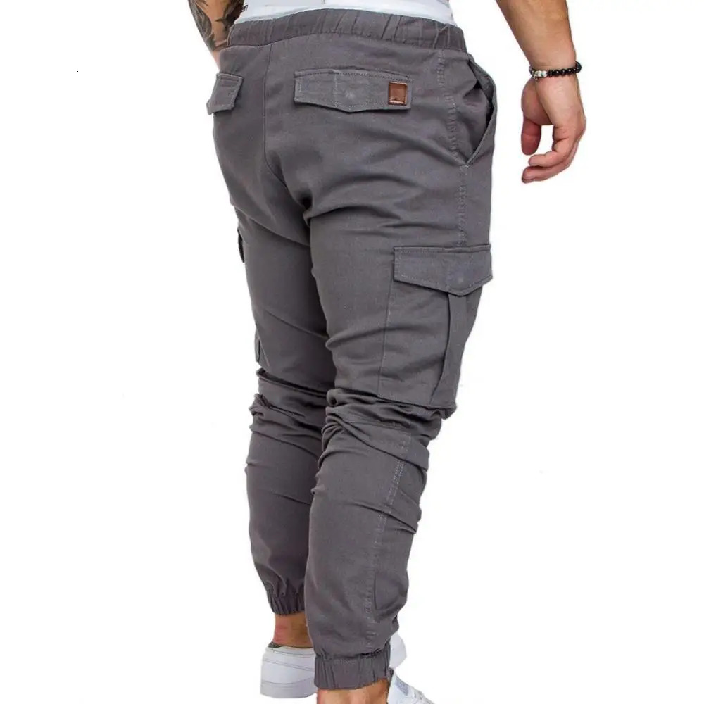 50% Mens Casual Jogging Pants Solid Color Pocket Pants Sports Pants Mens Trousers Street Hip Halen Jogging Pants 250707