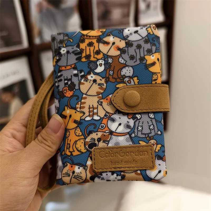 Kaii Wallet New Korean Style Tri-Fold Card Holder for Women Cute Minimalist Purse CC88 Y250707