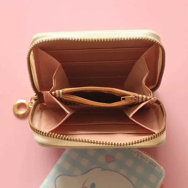 Kaii Coin Purses My Melody Kuri Cinnamoroll Pudding Cute Wallet Keychain Bags Card Holder Clutch Pouch Y250707