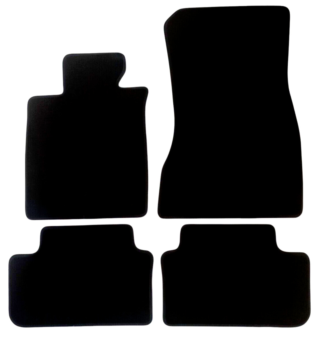 Car Floor Mats Carpet For BMW 5 M5 G60 Waterproof Black Velour Rugs Auto Liners
