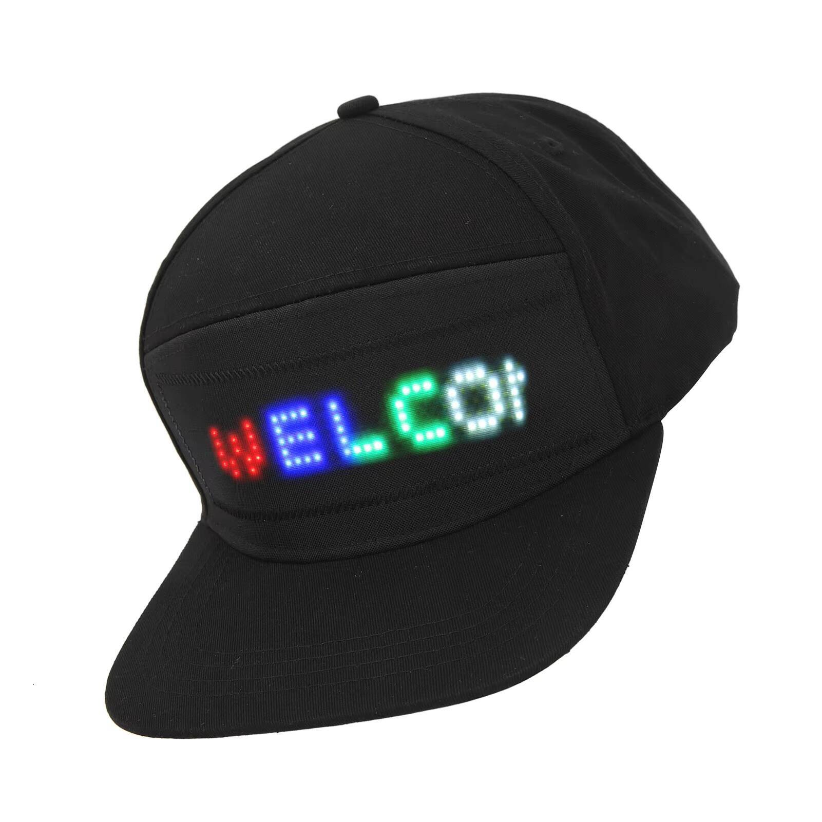 Programmable Bluetooth APP Control Editable Colorful for Outdoor Concert Carnival Hat LED Smart ddmythur