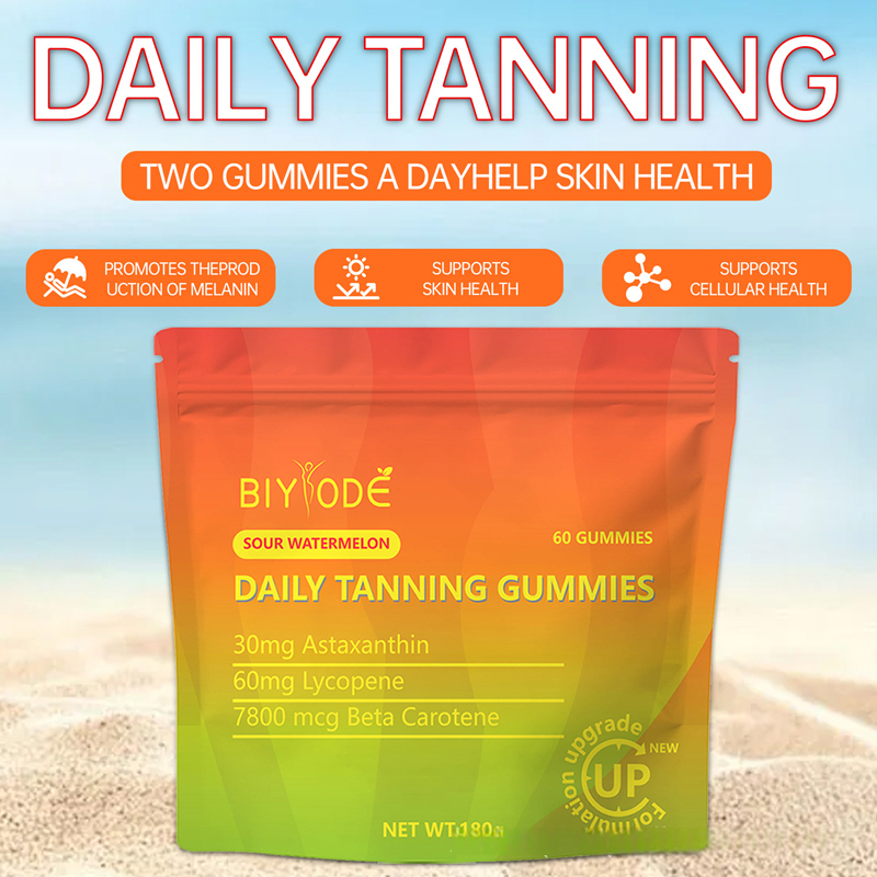 Tanning Gummies Skin-healthy Support Gummies Cellular Health Supplements for Men Women 31984