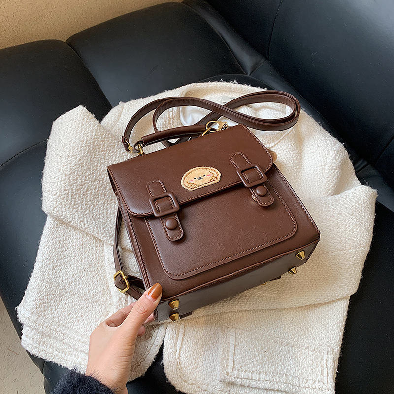 Free shipping designer Vintage Japanese Style Small Bag New Versatile Backpack Women Handbag Korean Version Cambridge School Bag High-end Backpack