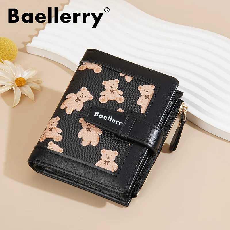 Baellerry High Quality Women Short Wallets Zipper Coin Pocket Card Bag Women Purse New Fi Card Holder Cute Wallet For Girls Y250707