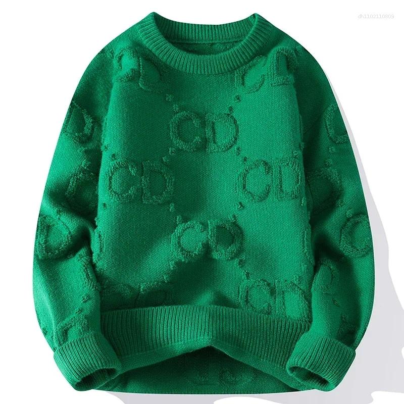 Men's Sweaters 2025 Fall Winter Men Knitwear Top Quality Soft Warm Wool Sweater Classic Fashion Handsome Male